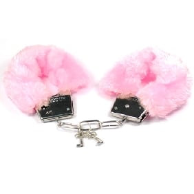 Pink Fuzzy Cuffs