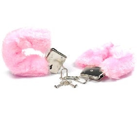 Pink Fuzzy Cuffs