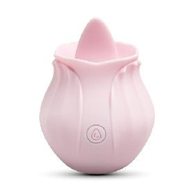 Pink Silicone Licking Rose