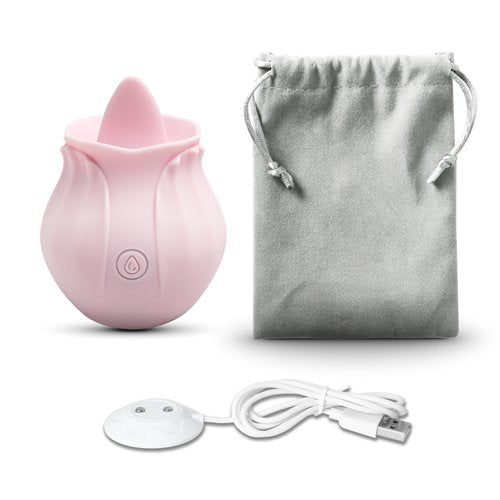 Pink Silicone Licking Rose